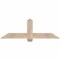 Ekena Millwork Eugene Smooth Timber Gable Bracket, Douglas Fir, 60"W x 20"H x 3 1/2"D x 5 1/2"F, 8/12 Pitch GBW060X20X0406EUG00SDF - alternate 1